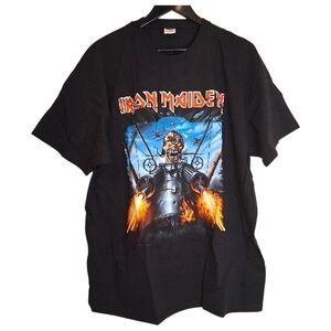 ​Iron Maiden 2014 Tour Tee Maiden England Sonisphere Knebworth XXL Heavy Cotton